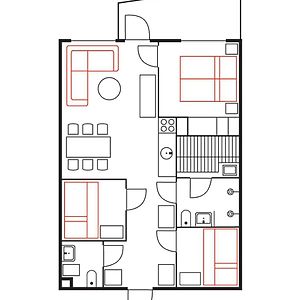 Apartament z 3 sypialniami